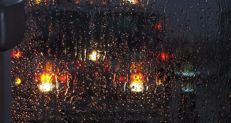 Looking through a rainy window, Loudon County, photo by Magi D Shepley